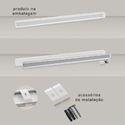 Persiana Cortina Rolo Translúcida 180x250 Branco