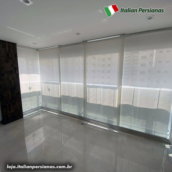 Persiana Cortina Tela Solar 3% 1,70l X 1,20a Primeira Linha