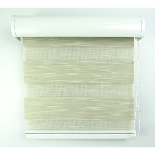 Persiana Double Vision Bege C/ Bandô L 2,00 X 1,60 A Crisdan