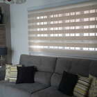 Persiana Double Vision Bege Linho - 1,70m Larg X 1,20m Alt -