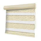 Persiana Double Vision Bege Linho - 2,20m Larg X 1,00m Alt -