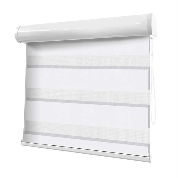Persiana Double Vision Branca - 1,22m Larg X 1,63m Alt - Teci