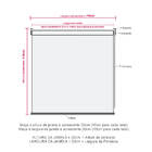 Persiana Double Vision Branca - 2,40m X 1,30m