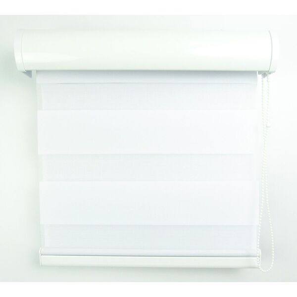Persiana Double Vision Branca C/ Bandô L 2,00 X 2,20 A Crisdan