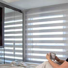 Persiana Double Vision Cinza - 1,60m X 1,20m