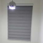 Persiana Double Vision Cinza - 1,80m Larg X 1,50m Alt - Tecid