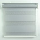 Persiana Double Vision Cinza L 1,60 X 1,40 A Crisdan
