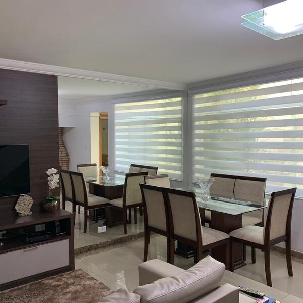 Persiana Double Vision Luxo 1,40 L X 1,40 A Palha