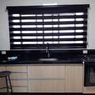 Persiana Double Vision Preta - 1,60m Larg X 1,10m Alt - Tecid