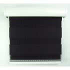 Persiana Double Vision Preta C/ Bandô L 1,00 X 1,40 A Crisdan