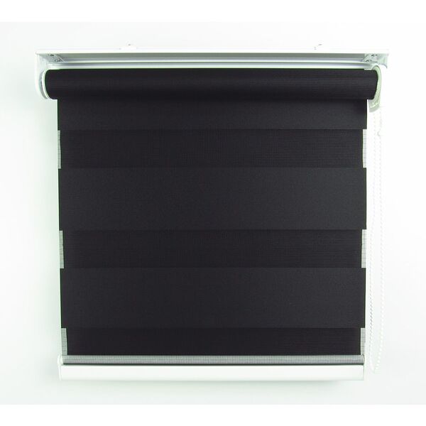 Persiana Double Vision Preta L 2,00 X 2,30 A Crisdan