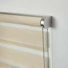 Persiana Double Vision Rolô Poliéster Bege Dual 2,2x1,8m Inspire