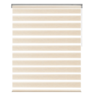 Persiana Double Vision Rolô Poliéster Bege Dual 2,2x1,8m Inspire