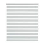 Persiana Double Vision Rolô Poliéster Cinza Lumina 2,2x2m Inspire