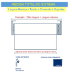 Persiana Double Vision Semi-blackout Cinza Com Bandô - 140x14