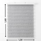 Persiana Double Vision Sunny 1,20x1,60m Cinza