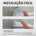 Persiana Double Vision Sunny 100larg X 220alt Branca (com Ban