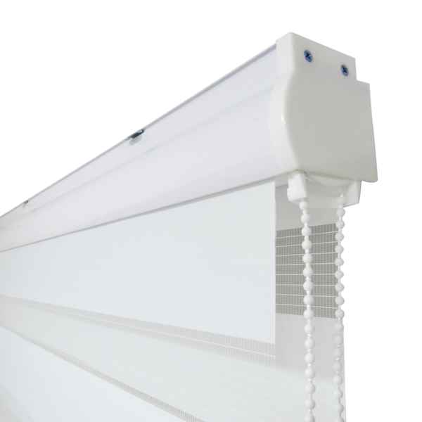 Persiana Double Vision Sunny 120larg X 160alt Branca (com Ban