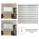Persiana Double Vision Sunny 120larg X 160alt Linho Creme (co