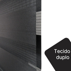 Persiana Double Vision Sunny 120larg X 160alt Total Black (co