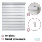 Persiana Double Vision Sunny 140larg X 160alt Branca (com Ban