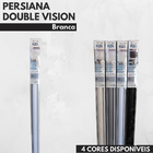 Persiana Double Vision Sunny 140larg X 160alt Linho Creme (co