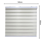 Persiana Double Vision Sunny 140larg X 160alt Linho Creme (co