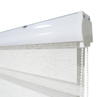 Persiana Double Vision Sunny 160larg X 160alt Linho Creme (co