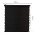 Persiana Double Vision Sunny 160larg X 160alt Total Black (co