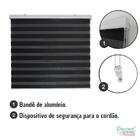 Persiana Double Vision Sunny 160larg X 220alt Preta (com Band