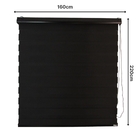 Persiana Double Vision Sunny 160larg X 220alt Total Black (co
