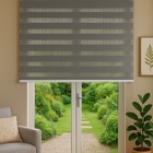 Persiana Double Vision Sunny 180larg X 220alt Cinza (com Band