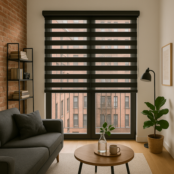 Persiana Double Vision Sunny 220larg X 220alt (com Bandô) Tot