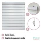 Persiana Double Vision Sunny 220larg X 220alt Branca (com Ban