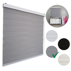 Persiana Double Vision Sunny 220larg X 220alt Cinza (com Band