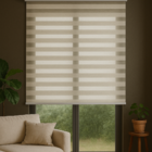 Persiana Double Vision Sunny 220larg X 220alt Linho Creme (co