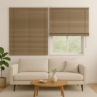 Persiana Hor Pvc 25mm Block Luxo 160larg X 160alt Café (2 Pçs)