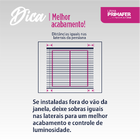 Persiana Horizintal Pvc Primafer 100x130cm - Preto