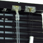 Persiana Horizontal Alu Crisdan  L 1,50 X 1,50 A Preto Preto: