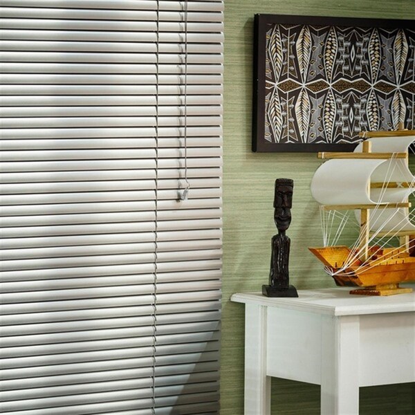 Persiana Horizontal Alumínio 25mm 120larg X 140alt Cinza Metá