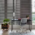 Persiana Horizontal Alumínio 25mm 120larg X 140alt Cinza Metá