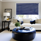 Persiana Horizontal Aluminio 25mm Azul (l) 50 X 45 (a) Cm Cor