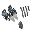 Persiana Horizontal Aluminio 25mm Azul (l) 50 X 45 (a) Cm Cor