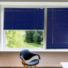 Persiana Horizontal Aluminio 25mm Azul (l) 50 X 45 (a) Cm Cor