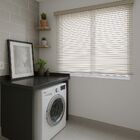 Persiana Horizontal Alumínio 25mm Bege - 1,72m X 2,58m