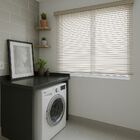 Persiana Horizontal Alumínio 25mm Bege - 2,02m X 2,70m