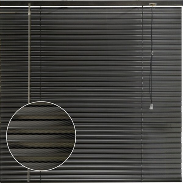 Persiana Horizontal Alumínio 25mm Microperfurado 140larg X 16