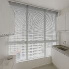 Persiana Horizontal Alumínio 25mm Prata - 1,09m X 2,49m