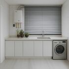 Persiana Horizontal Alumínio 25mm Prata - 1,42m X 2,13m