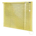 Persiana Horizontal Amarela - 1,50m Larg X 1,60m Alt - Alumín